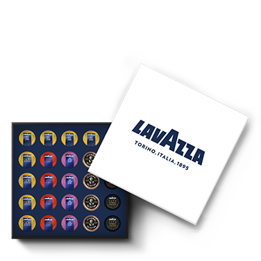 Lavazza BLUE Classy Compact incl. 125 cups, servies & capsulehouder